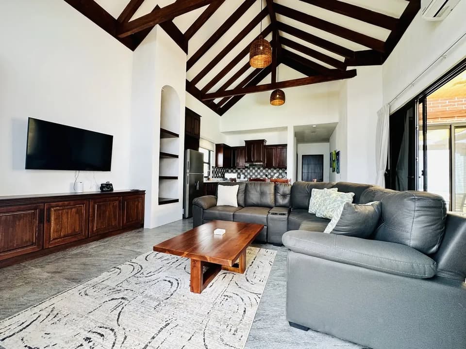 The open living room of a home at Playa Pacifica