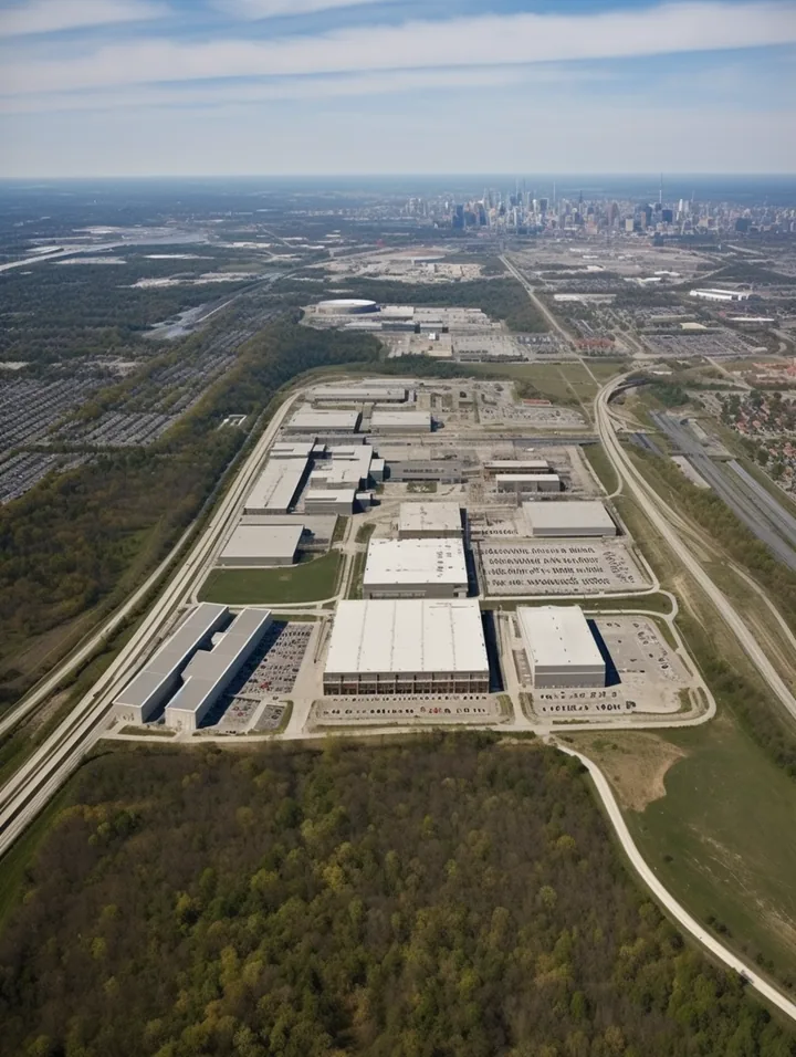 Industrial and commercial district representing a Special Economic Zone