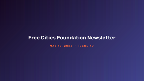 Free Cities Updates: Lucy Connolly, Seasteading at Our Conference, Governance as an Investable Asset
